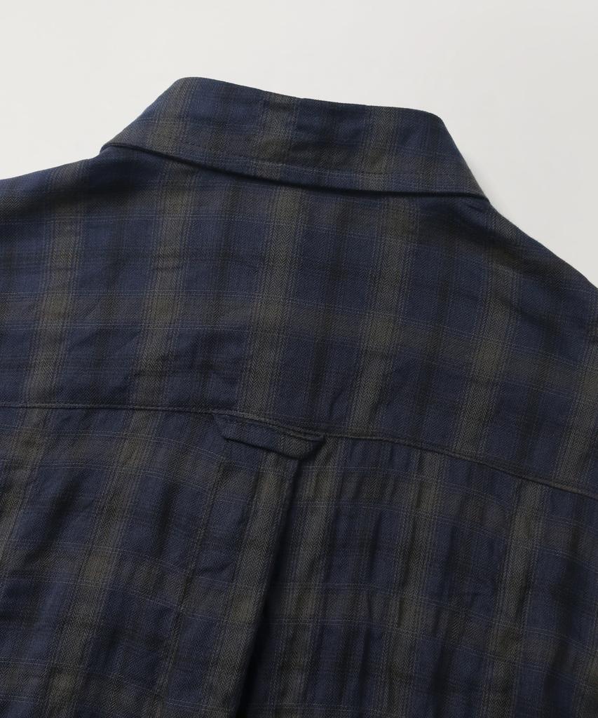 INDUST Plaid Check Shirt (Navy)