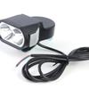 Luz Frontal para Bicicleta Elétrica 36V 48V 60V Farol de E-Bike Lanterna LED à Prova d'Água para Scooter Elétrica Buzina Lâmpada Frontal Acessórios