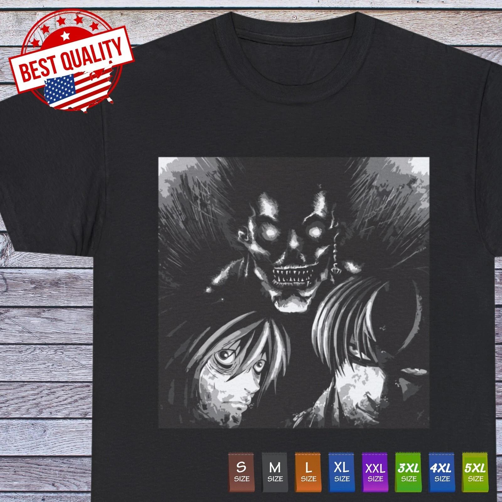 Death Note T Shirt Ryuk Shinigami Anime Clothing Manga Japanese Tee L