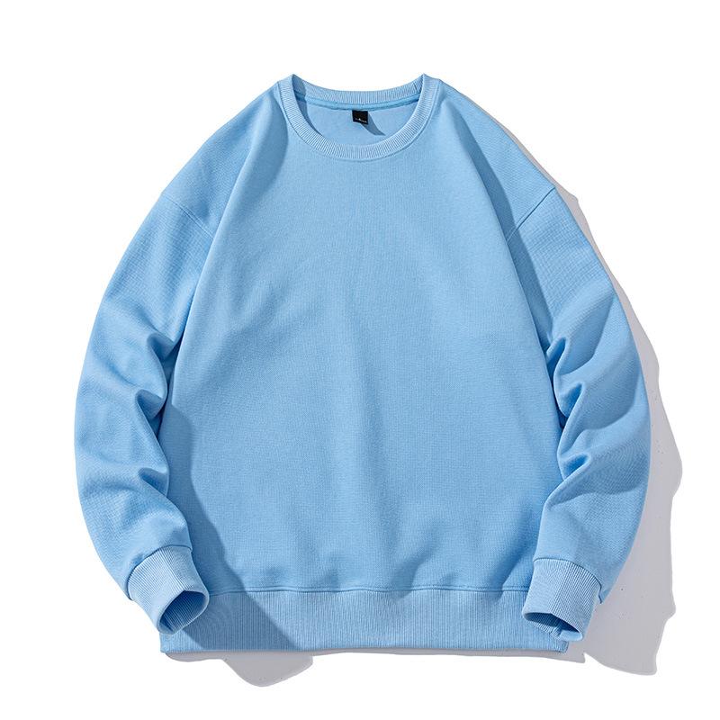 Мужская весенне-осенняя базовая футболка с длинным рукавом, мужской свитер, мужская футболка с длинным рукавом, модная осенняя одежда, белый мужской топ M