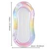 1PC Inflatable Water Hammock - Floating Bed, Swim Ring Tube, Pool Mattress, Beach Lounger Chair for Summertime Beach Outdoor