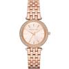 MK3431 Darci Rose Gold-Tone Pave Bezel Quartz Watch