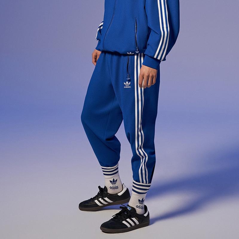 adidas Originals Unisex Blue 3-Stripes Track Pants IT4480