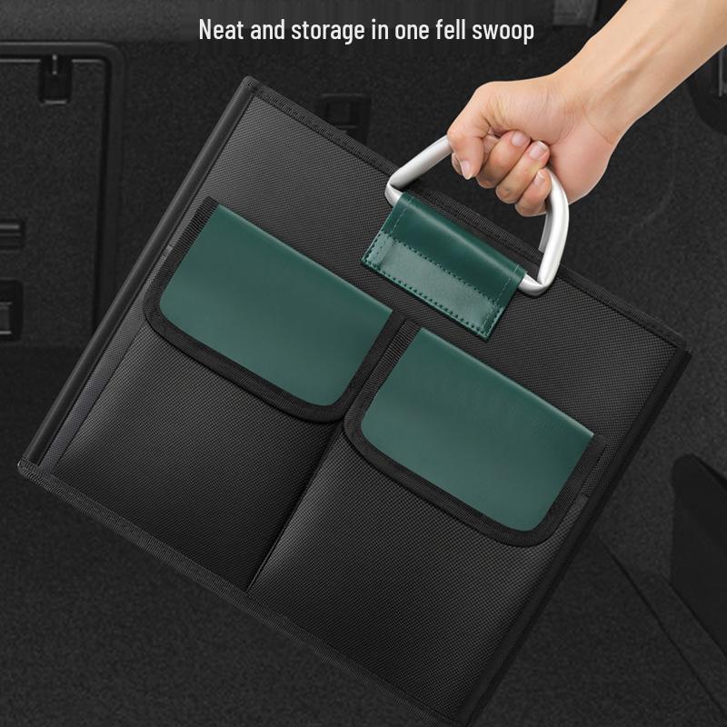 Large Capacity Car Trunk Organizer with Shoe Compartment