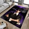 Wednesday Addams Mystery Carpet For Playroom Bedroom Living Room Sofa Home Decorkids Game Area Rug Nonslip Floor Mat