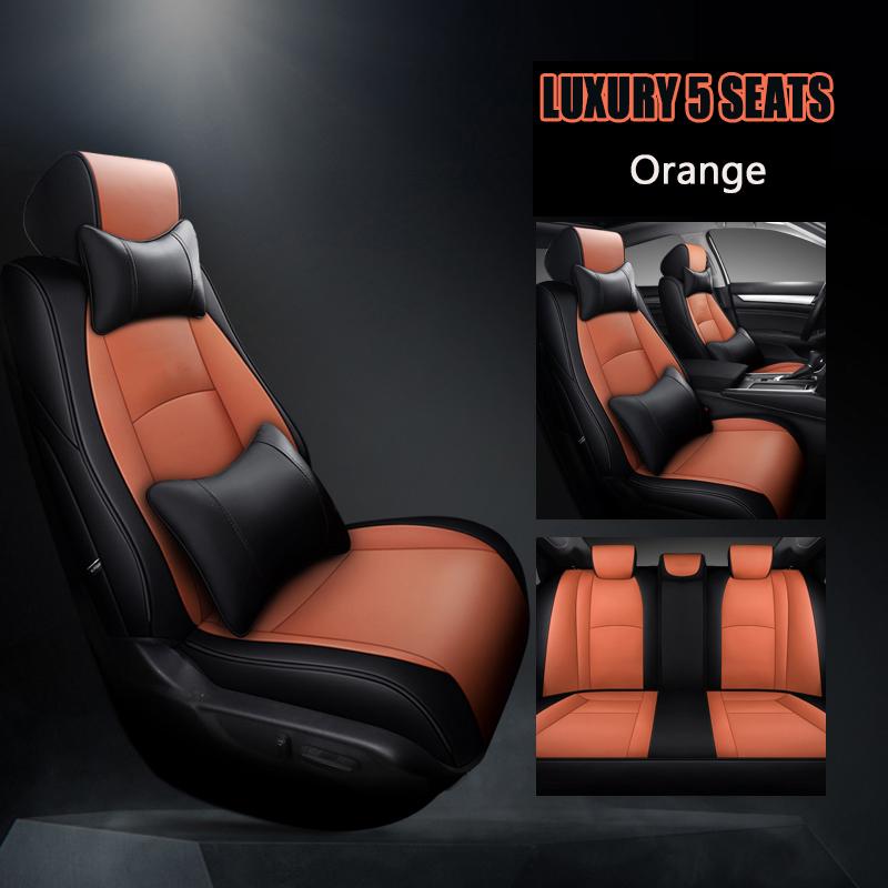 Luxury Car Seat Covers For Honda Accord 2018- 2025 10th generation Leather Automotive Protector Custom Full Sets Styling