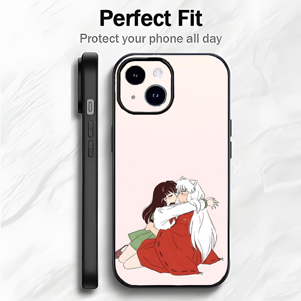Classic Fantasy Japanese Anime I-Inuyasha Phone Case Phone Case Soft Packaging Lightweight For iPhone17 16 15 14 13ProMax