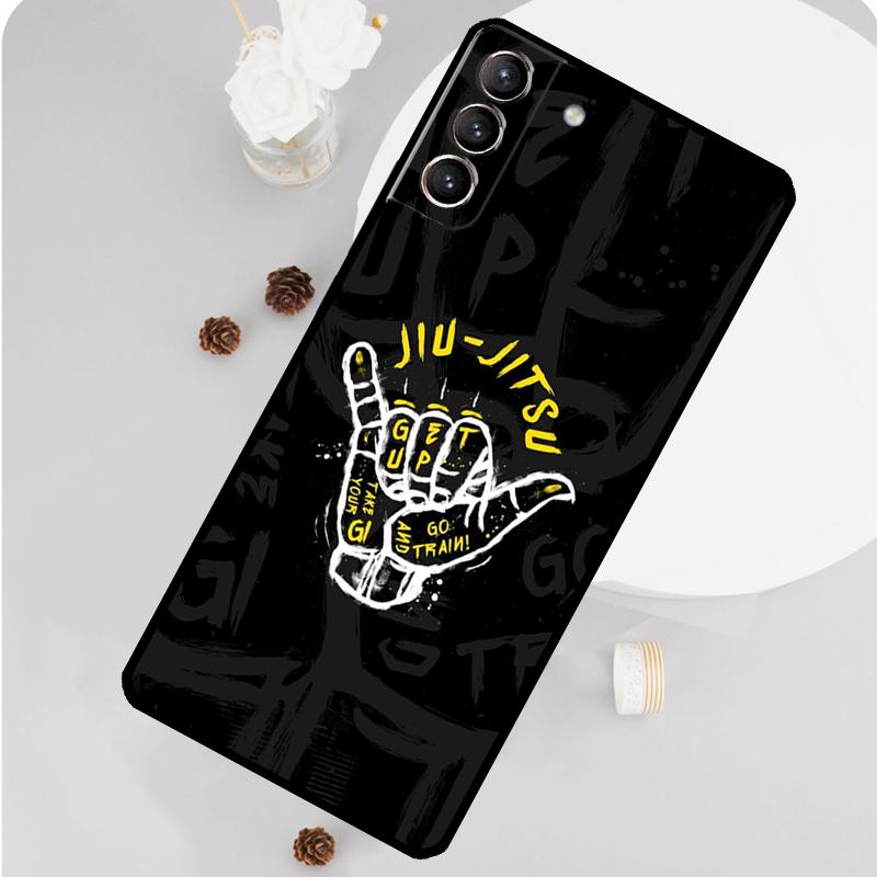 Judo BJJ Jiu Jitsu Case For Samsung Galaxy S23 FE S20 S21 S22 Ultra S8 S9 S10 Plus Note 10 20 Ultra Soft Cover