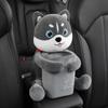 2 In1 Cute Cartoon Car Tissue Box With Ashcan Creative Plush Tissue Box Holder Auto Armrest Box Car Garbage Can for car interior