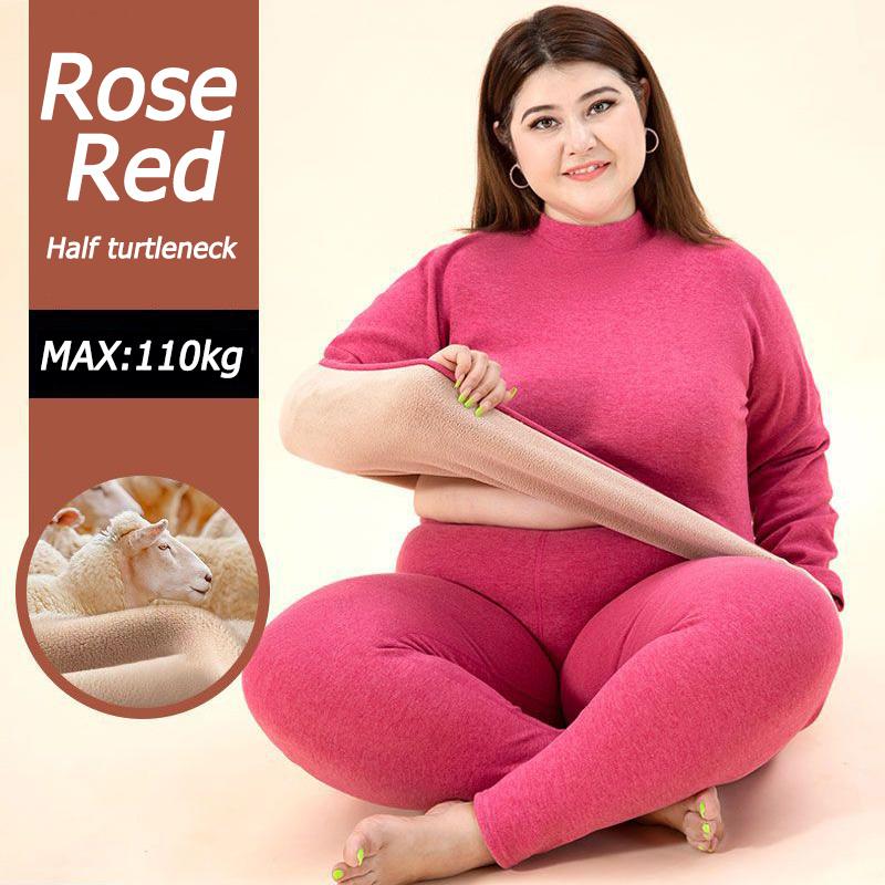 

L-6XL женское термобелье большого размера бесшовное согревающее термобелье женское высокоэластичное утягивающее комплект одежды для женщин 2 предмета 6XL