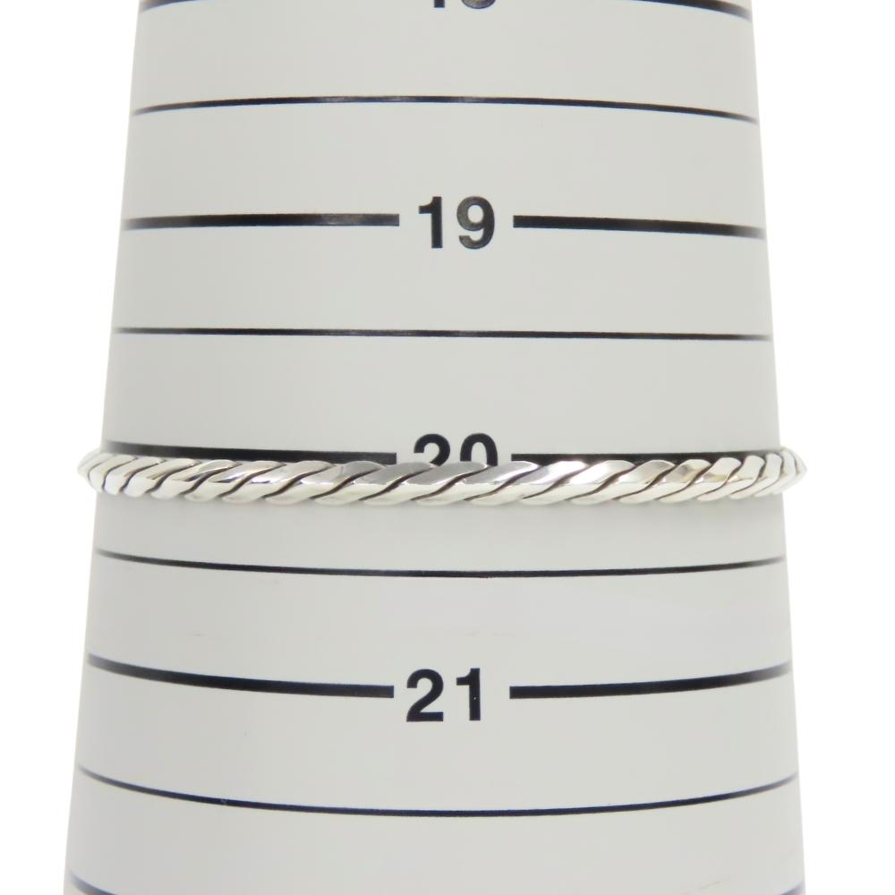 Used TIFFANY&Co. Bracelet Knife Edge Twist Sterling Silver 11.0g Silver Bangle
