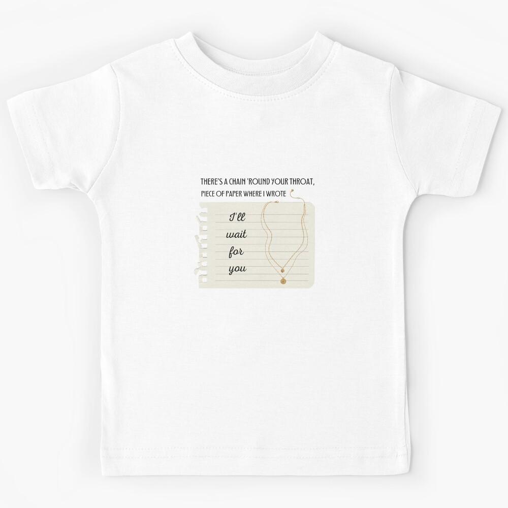 I ll wait for you /Run - Taylor Swift ft. Ed Sheeran Kids T-Shirt 170