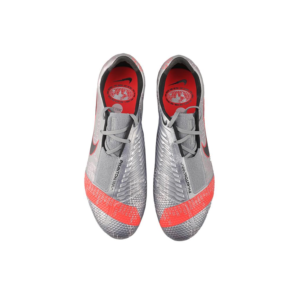 New Nike Phantom Venom Elite Ag Pro 'Metallic Bomber Grey Laser Crimson' AO0576-906