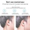 3.5mm Single Side Audio In Ear Earphone Universal Earbud Black Headset for Mobile Phone Tablet PC Computer MP3 Players