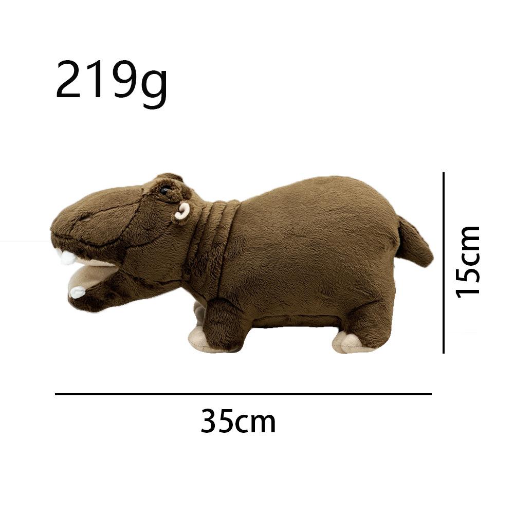 Cute Baby Hippos Moo Deng Plush Cushion Hippopotamus Plushie Kawaii Influencer Animal Cartoon Stuffed Pillow