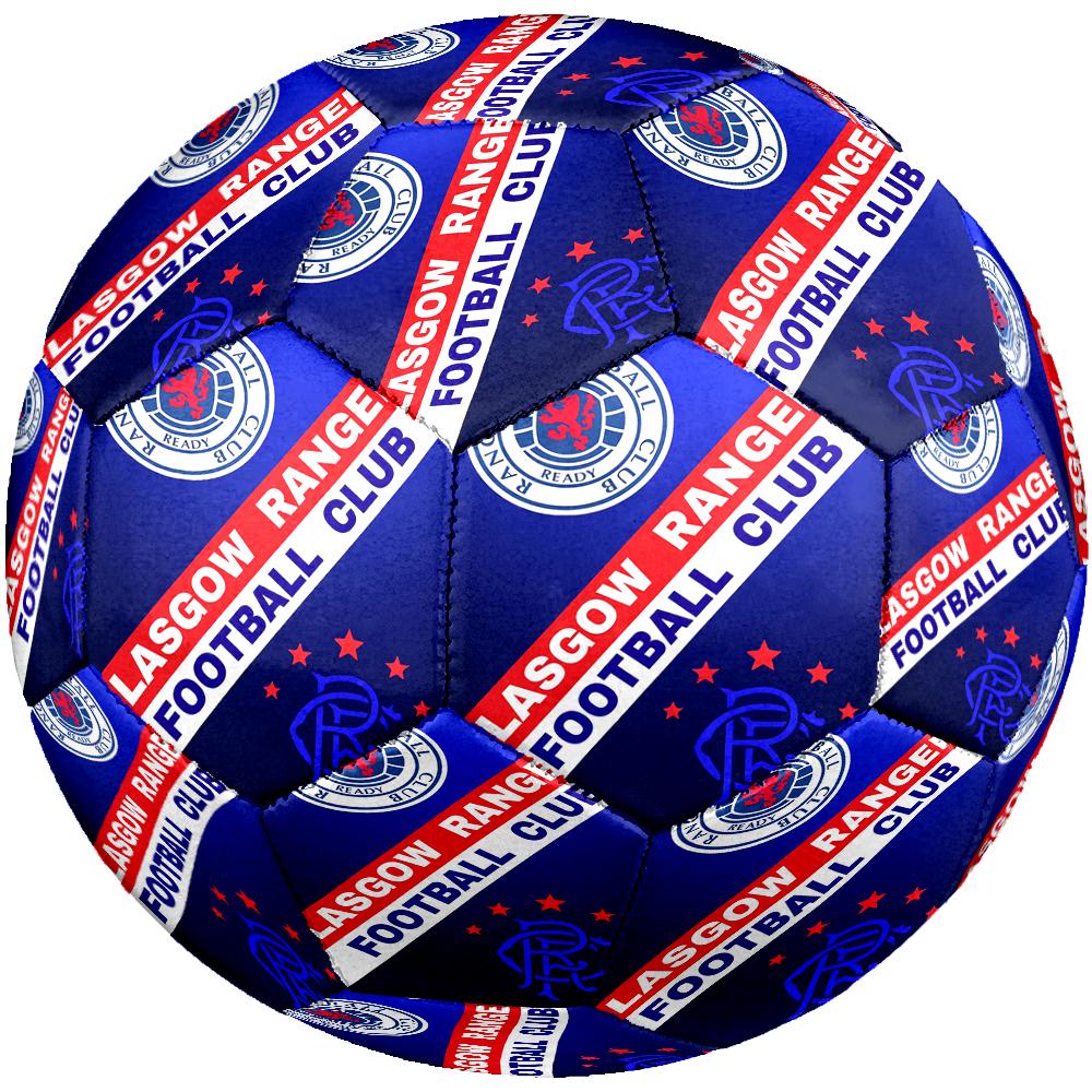 Rangers F.C Theme Size 5 Soccer Ball, Suitable for Both Indoor and Outdoor Matches, a Gift Suitable for Everyone.