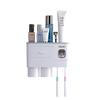 Drawer-Style Wall-Mounted Toothbrush Holder Set with Magnetic Suction Mouthwash Cup