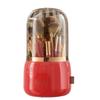 Transparent 360° Rotating Brushes Holder Large Capacity Makeup Brush Storage Tube  Storage Tube