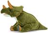 Calorata Triceratops Plush Toy Soft to the Plush Dinosaur Toy Gift Christmas Present (Small/Sitting Series) Touch/Realistic (Dinosaur Toy)