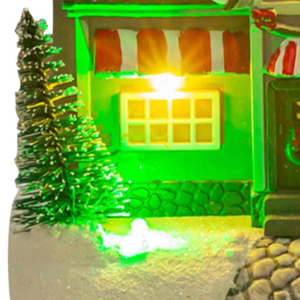Lighted Up Christmas Village House Light LED Snow Village for Home Bookshelf