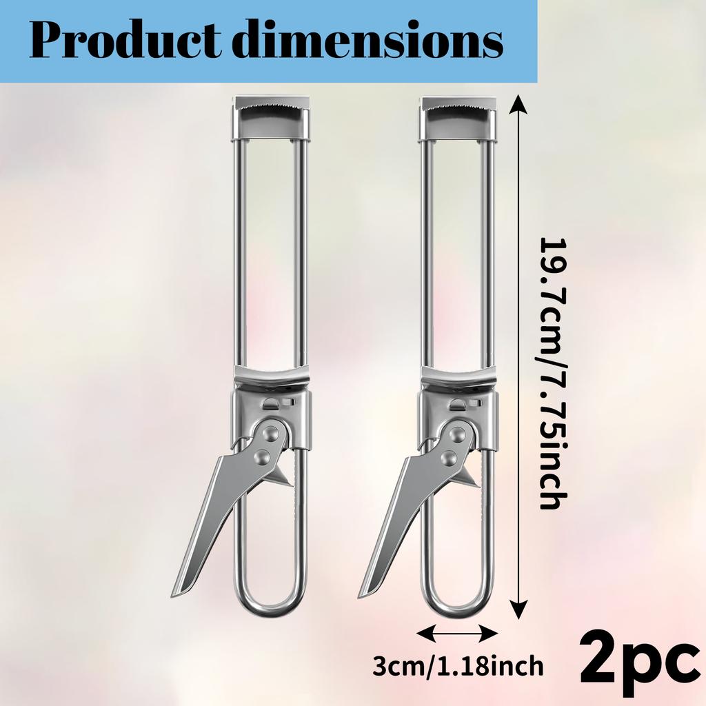 New Non-slip Stainless Steel Can Opener Adjustable Bottle Opener Adjustable Multifunctional Stainless Steel Can Opener