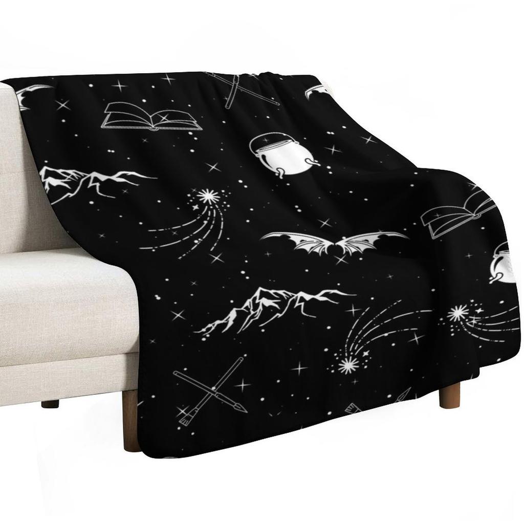 A Court of Thorns and Roses ACOTAR Pattern Throw Blanket All Season Soft Lightweight Blanket for Home