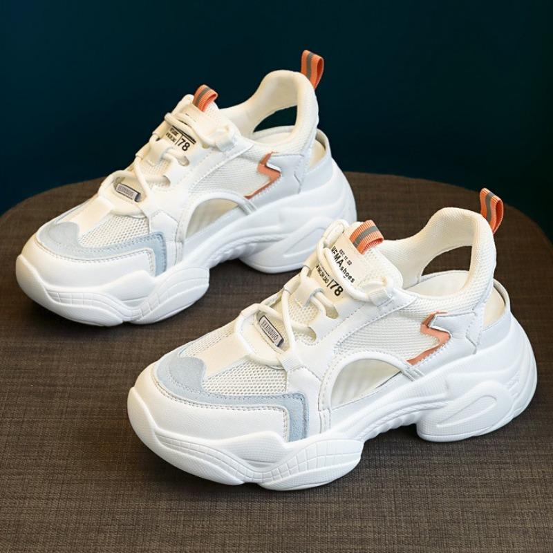 Brand Original Women Hollow-out Casual Sandals Summer Breathable Flat Sneakers Korean Female All-match Beach Sandalias De Mujer