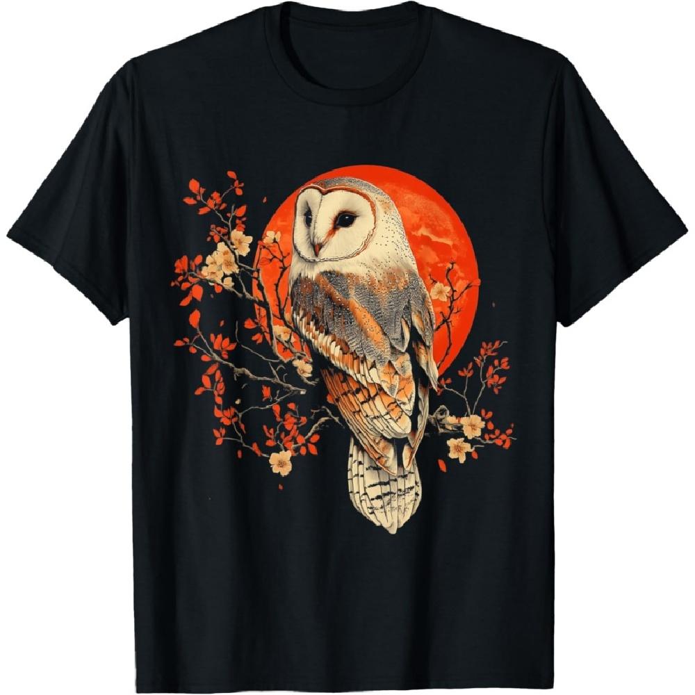 

Barn Owl Cute Cottagecore Graphic T-Shirt S