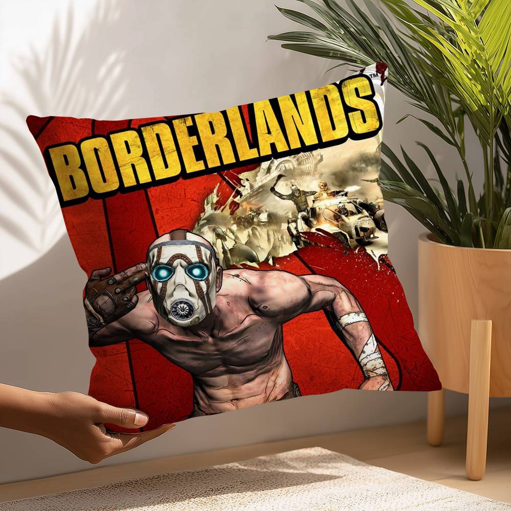 B-Borderlands Game Pillow Case Plush Fabric Soft  Pillowcase Double Sided Print Cushion Cover Household Gifts