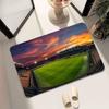 1pc Football Field Plan Bathroom Absorbent Mats Anti-Slip Mats Home Decor Supplies Carpets Home Kitchen Floor Mats