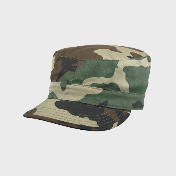 Loseuko 4510 Woodland Camo Fatigue Cap