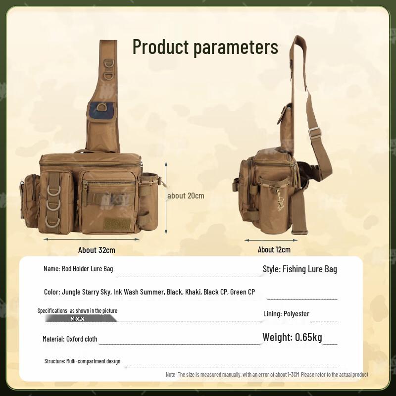 BinFu Multi-functional Tactical Fishing Bag