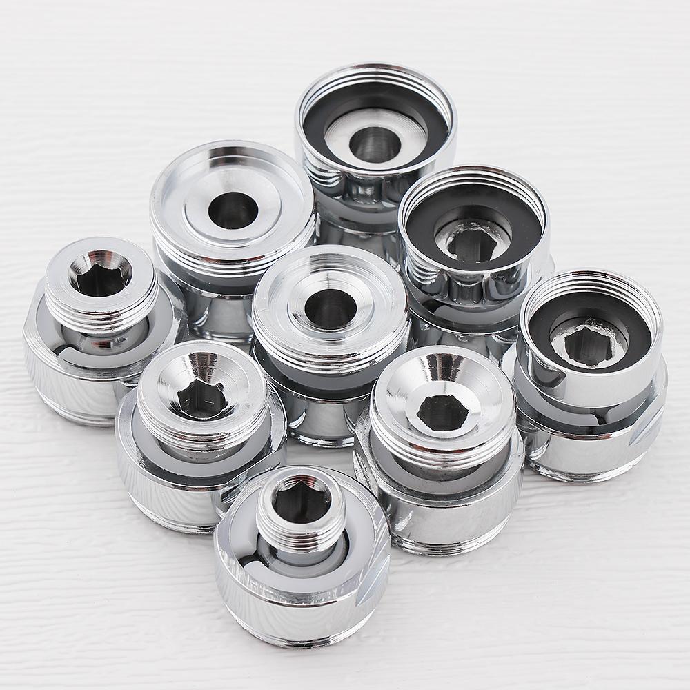 360 Degree Adjustable Brass Faucet Connector Swivel Aerator Adapter Water Purifier Accessories Connect Hose Faucet Fittings
