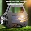 Solar Camping LanternType C Rechargeable Long Range Outdoor Camping Searchlight Waterproof Powerful Handheld Spotlight Torch COB