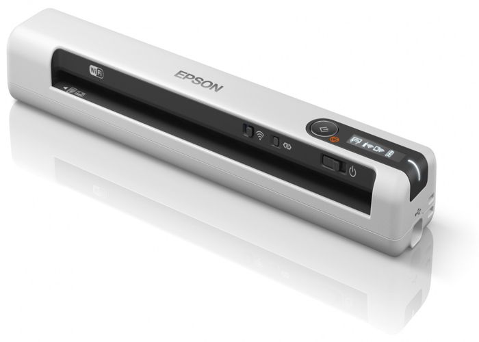 EPSON Scanner à alimentation feuille à feuille Epson WorkForce DS-80W - Résolution Optique 600 dpi - Couleur 16 bit - USB