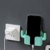 Punch-Free Wall Mount Stand Adhesive Wall Mount Phone Holder Lazy Mobile Phone Stable Holding Tool For Toilet Bathroom