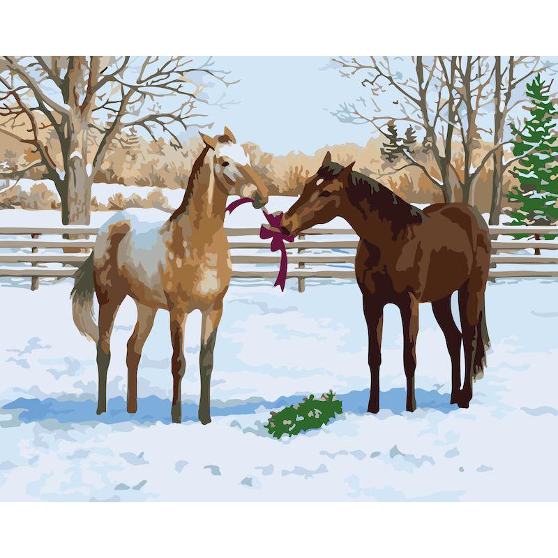 Frameless Digital Oil Painting for Entrance Hall - 40x50 Pigment Kit.