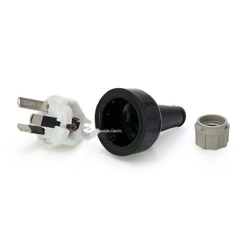 SAA Certified 10A/15A Three Flat Pin Waterproof Australian Power Plug