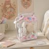 PVC Material Milk Box Doll Storage Bag with Clear Window Doll Display Bag  Backpack Pendant