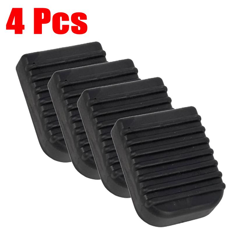 1/2/4Pcs Motorcycle Footrest Pad Soft Rubber Pad For Scooter Base Plate Anti-slip Pads Motorcycle Base Bracket Extension Foot