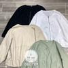 Ed1116 Summer New Women's Crew Neck Japanese Cotton and Linen Shirt Loose Shirt Top Cardigan Literary Casual