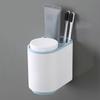 Gargle Cup Holder Magnetic Suspensible Handstand Adsorption Toothbrush Cup Rack for Bathroom