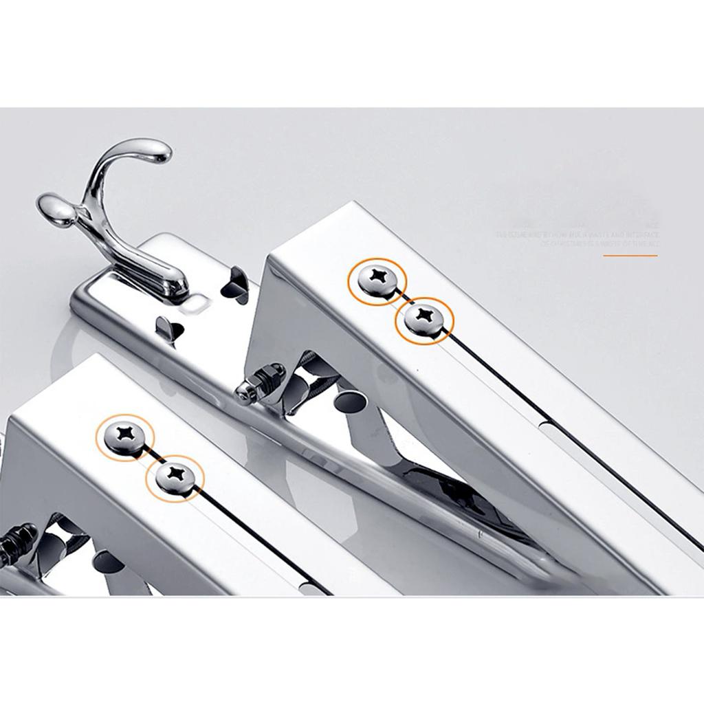 Wall mounted kitchen rack retractable bracket thickened oven rack 304 stainless steel microwave oven rack