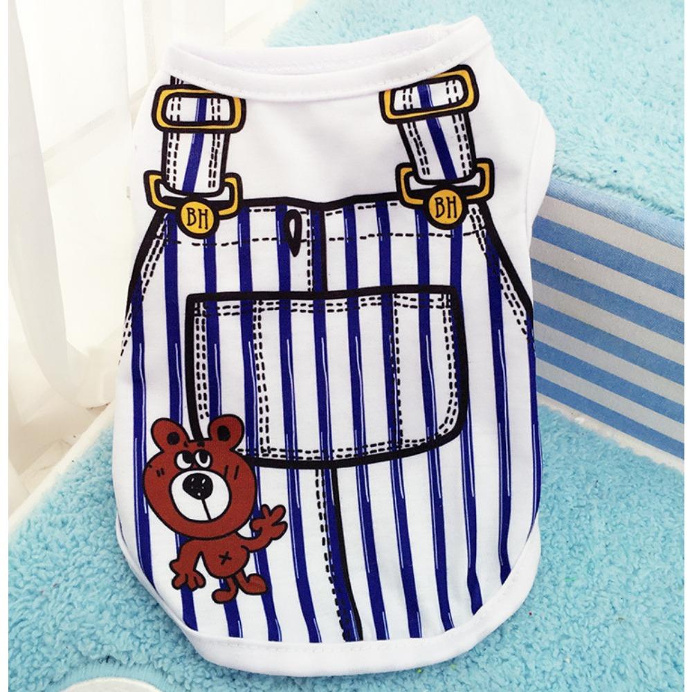 Pet Spring and Summer Kitten Vest Dog Cat Clothes