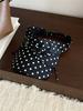 Koreanische Polka Dot Krawattenband Leeres Top Visierhut 2026 Neuer Sommer Süß Vielseitig Outdoor UV Sonnenschutzhut für Damen