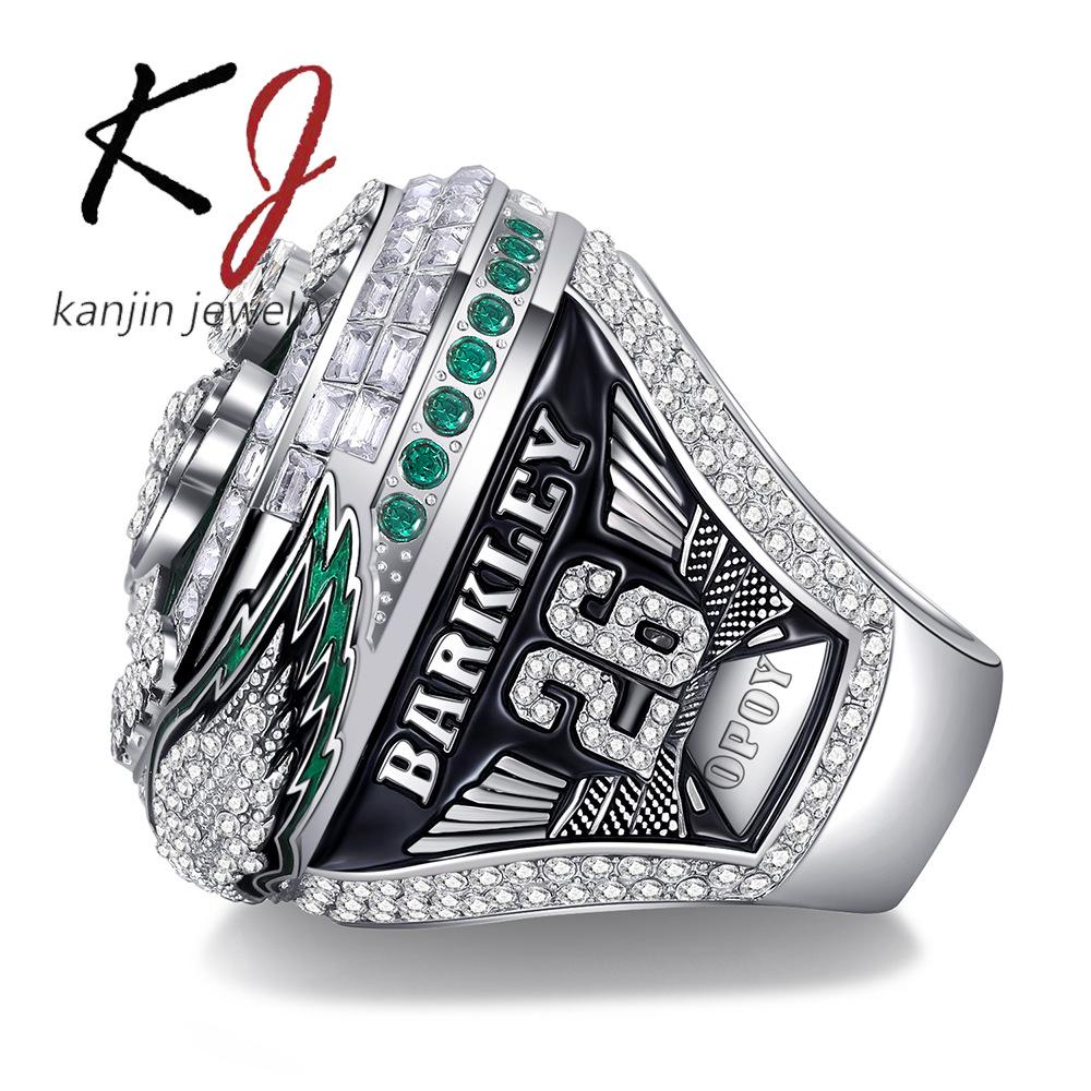 Anello Campionato Eagles 2024-2025 NFL Philadelphia Eagles Anello da Uomo Europa e America