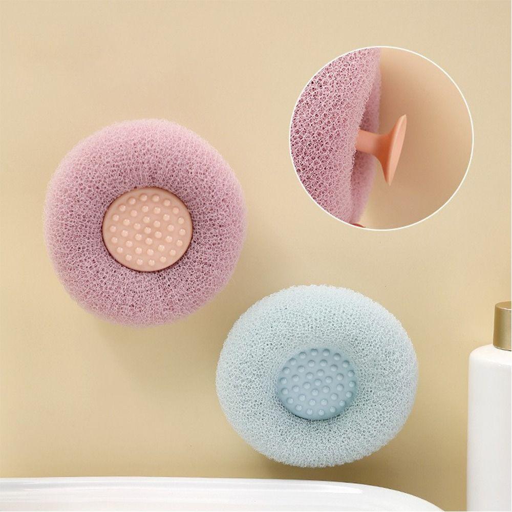 Body Scrubber Cleaning Brush Bathroom Supplies Flower Bath Rub Massage Bath Ball for Bathroom