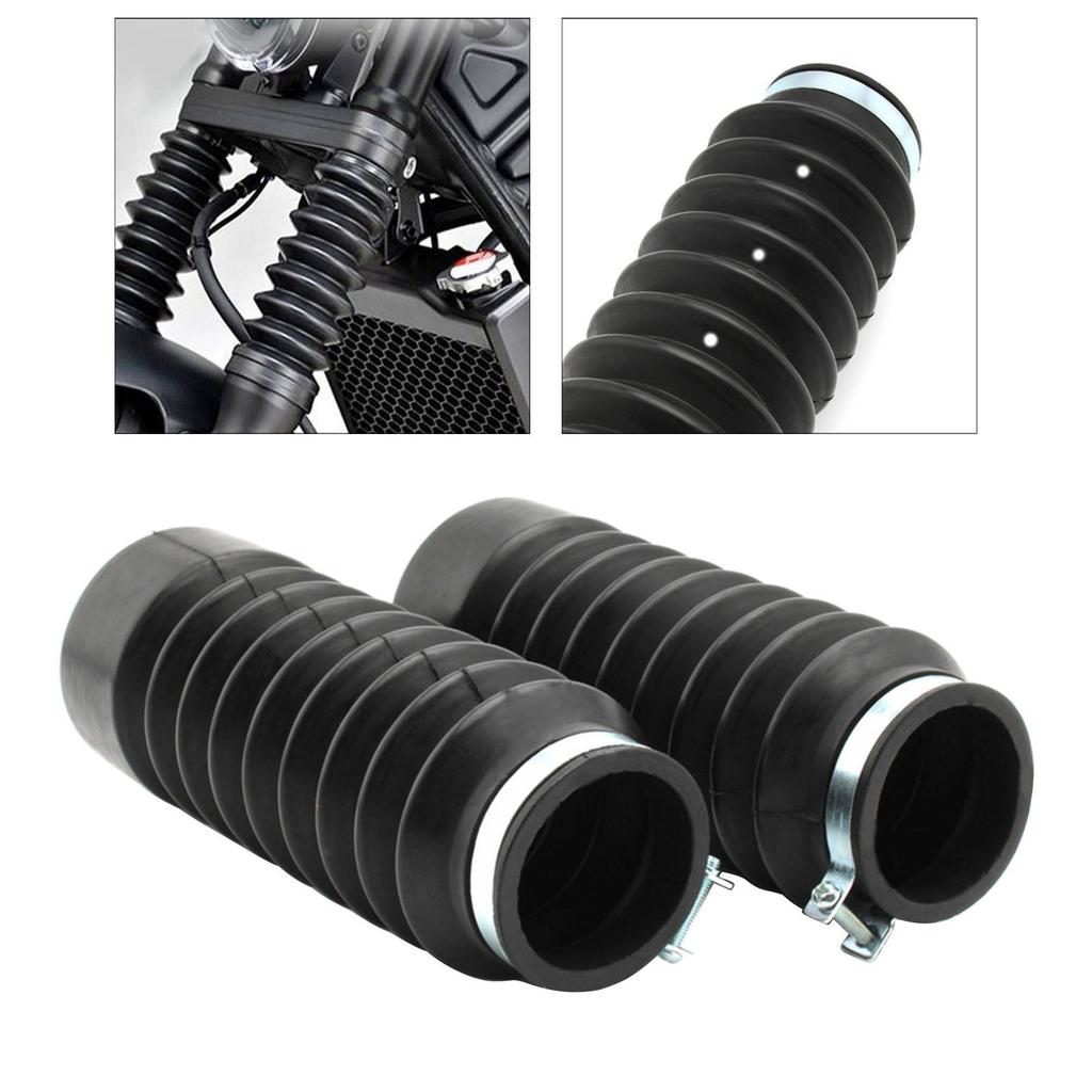 Pair Motorcycle Front Fork Covers Rubber Dust Cover Gaiter Boots Shock Absorber For Honda Rebel CMX500 CMX300 2017-2021