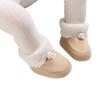 Baby Winter Walking Shoes for 0-12 Months Boys Girls, Lined Walkers with Color Block Design