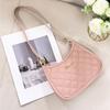 Lychee Print Underarm Bag Soft Fabric Women's Bag High-grade Sense Shoulder Bag